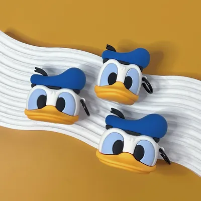 For Airpods 4 Case,Disney Donald Duck For Airpods Case,Protective Earphone Silicone Cover For Airpods Pro 2 Case Kids Boy Girls
