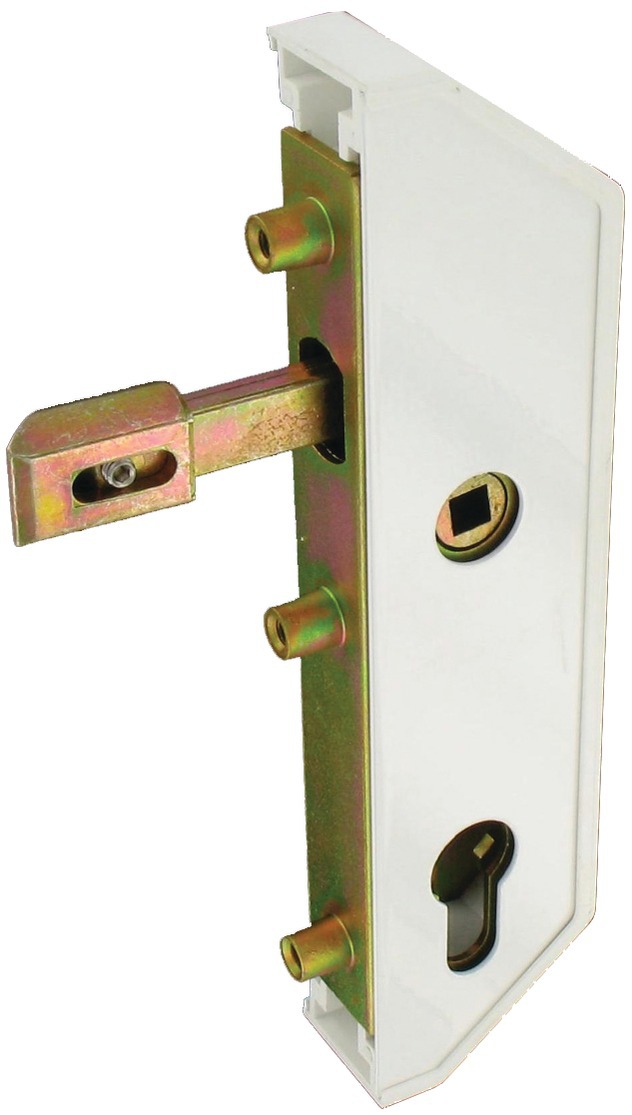 Serrure en retrait GJ pour cadre 40 x 40 mm finition blanc TIRARD GJ791302