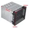 Da 5.25 pollici a 5X3.5 pollici SATA HDD Cage Rack Hard Disk Enclosure Hard Drive disco vassoio Caddy Adapter