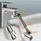 Métal 1440 ° Extension de robinet de cuisine rotative, 2 Modes, buse de barboteur universelle, pulvérisateur, robinet de salle de bains, Extension de robinet de cuisine