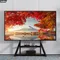 RapDuty-Support TV au sol avec étagères en bois, support rapide, recommandé pour les téléviseurs LCD LED de 65 à 100 pouces