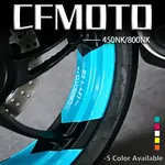 Autocollant de moyeu de roue de moto, autocollant de flèche de jante, adapté pour CFMOTO CF moto
