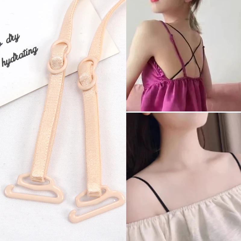 Bretelles de soutien-gorge en nylon élastiques portables pour femmes, fines bretelles spaghetti, accessoires de sous-vêtements, sangle non ald initiée invisible, nouveau, 5mm
