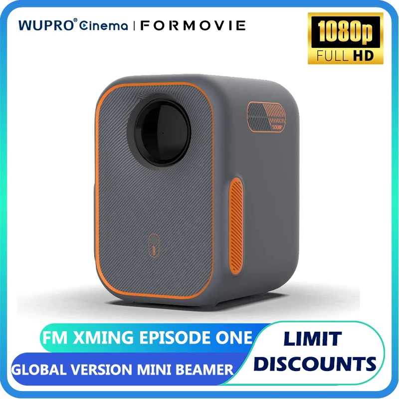 Formovie Xming Episode One Mini Projecteur, 1080 FHD, Home Portable, Version Globale, Google TV, Netflix Cinema, Projecteur Extérieur Intelligent