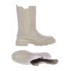 Marco Tozzi Damen Stiefel, Gr. 39, beige, Kunstleder