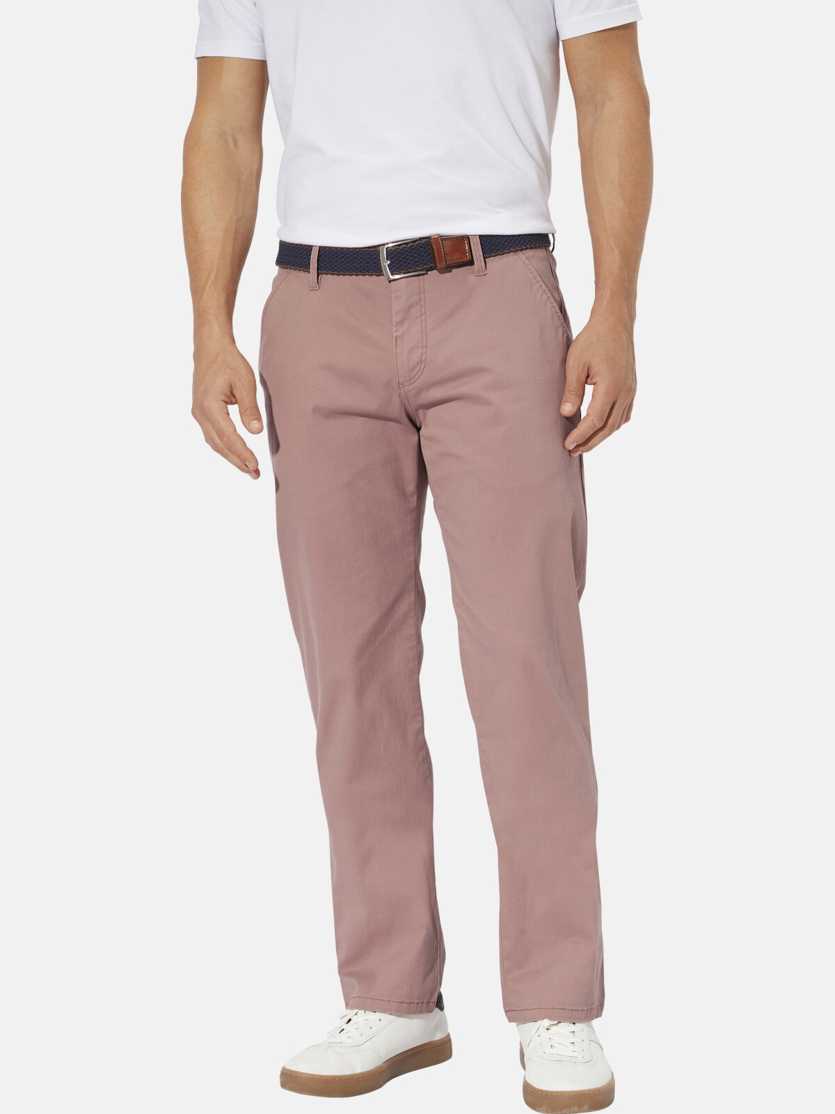 Chinohose BABISTA "Hose TANCREDO", Herren, Gr. 27, N-Gr, rosa, Obermaterial: 98% Baumwolle CO. 2% Elasthan EL., Hosen Chinohose