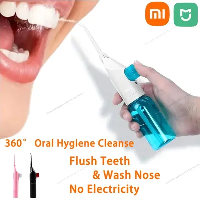 Xiaomi MIJIA Household High Pressure Oral Irrigator Portable Teeth Clean Water Dental Floss Manual