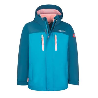 Trollkids - Girl's Bryggen 3in1 Jacket - Doppeljacke Gr 98 blau
