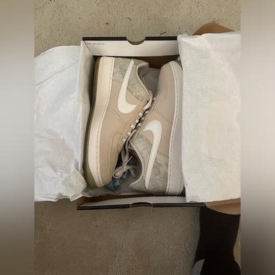Nike Shoes | - Men’s Nike Air Force 1 - Limited Edition Jones Beach Sneakers. Size 12. | Color: Cream | Size: 12