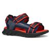 Sandale GEOX "J SANDAL AIRADYUM BO", Kinder, Gr. 27, blau (navy, rot), Textil, Synthetik, sportlich, Schuhe, Trekking Sandale, Sommerschuh, Klettschuh mit farbiger Innensohle