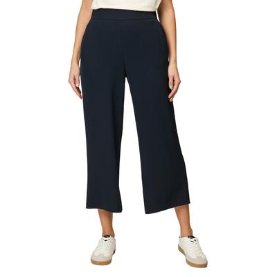 Culotte ZERO "zero Culotte mit elastischem Bund 26 Inch", Damen, Gr. 40, Normalgrößen, lila (hydrangea), Web, Obermaterial: 96% Polyester, 4% Elastan. Ärmelfutter: ohne Futter., clean, casual, figurumspielend lang, Hosen, Plain/ohne Details Image