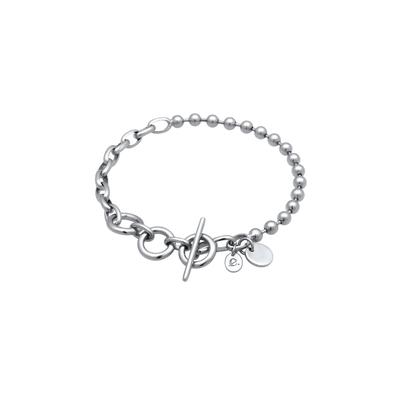 Elli PREMIUM Kugel Gliederkette Knebelverschluß 925 Sterling Silber silberfarben Damen Image