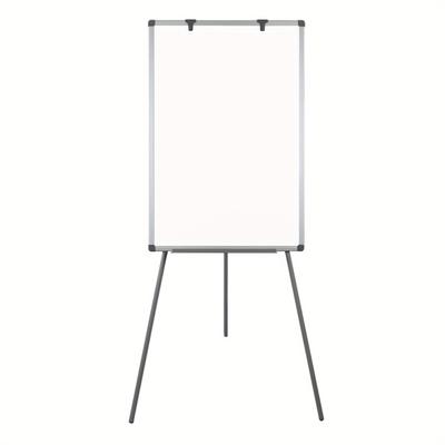 TEMU Flipchart With Wheels/support, Height Adjustable, Easel, Pen Tray, Presentation Board, White Magnetic Board, With Accessories Magnetic Whiteboard Image