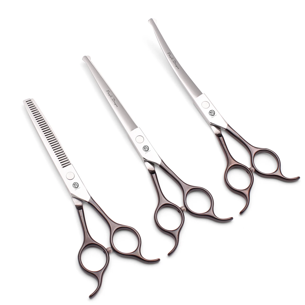 7.0 ''profession elle Haustier pflege Sicherheits schere Haars ch neiden Ausdünnung skamm hä mosta tische Pinzette Japan 440c Set Hunde katze Salon z3099 Image