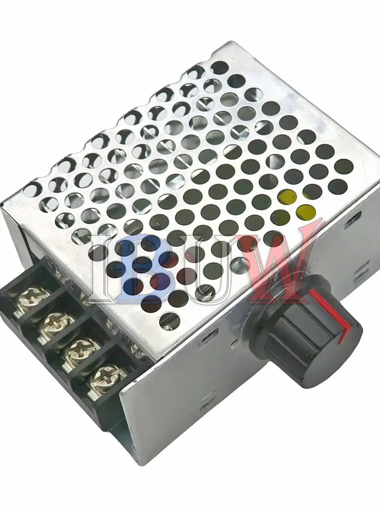 Hochleistungs-4000W AC 110V-220V SCR Einstellbarer Motordrehzahlregler Steuerung Dimmen Dimmer Spannungsregler Thermostat Import Image