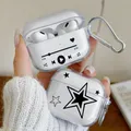 Lettore musicale Custodia protettiva in TPU trasparente per AirPods 3/4 Custodia protettiva morbida per auricolari per AirPods Pro/Pro2 Custodia per auricolare wireless