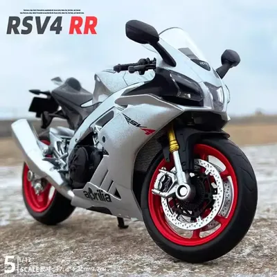 1:12 APULIA RSV4 SUZUKL GSX Alloy Motorcycle Car Model Toys Diecast Front Wheel Steering Rear Wheel