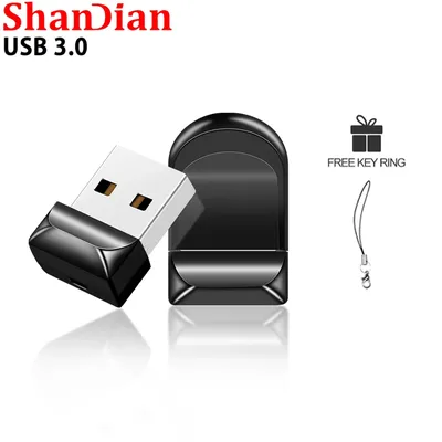 High Speed 3.0 Black Super Mini USB Flash Drive 64MB Waterproof Pen Pendrive 16GB 32GB Memory Stick