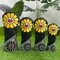 Premium Faux Leather Golf Club Headcovers - Sunflower Design for Driver, Fairway Woods & Putter |