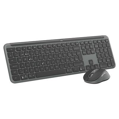 Logitech Tastatur-Maus-Set (kabellos) »MK950 for Business« grau Image