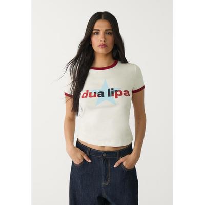 Stradivarius Dua Lipa T-shirt White XS