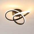 Comely - Plafond led moderne, 22 w 3300 lm Clover Design Plafond Light, lumière chaude 4500K,