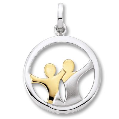 Sternzeichen-Anhänger ONE ELEMENT "Sternzeichen Anhänger aus 925 Silber", silber, Schmuckanhänger, Damen, Zwilling im Setmit Halskette, Silber 925 (Sterlingsilber), das perfekte Geburtstagsgeschenk für Frau und Mann Image