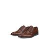 Schnürschuh ECCO "MELBOURNE", Herren, Gr. 45, braun (cognacfarben), Glattleder, elegant, Schuhe, mit seitlichen Nähten, Freizeitschuh, Halbschuh, Schnürschuh