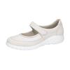 Riemchenballerina WALDLÄUFER "HAVY", Damen, Gr. 8 (42), grau (hellgrau), Nubukleder, Textil, klassisch, Schuhe, Komfortschuh, Orthotritt-Funktion, für Hallux Valgus, Weite H