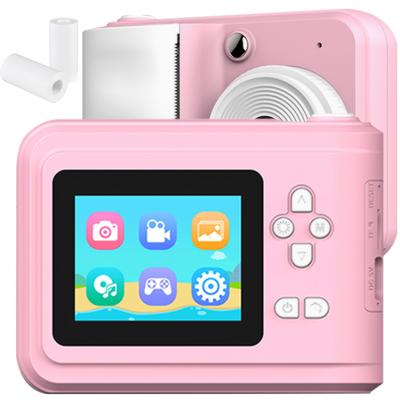 TEMU [gentle Capture] Compact 1080p Hd Digital Camera, Pink - Ideal Christmas & Birthday Gift For Ages 6-12, Usb Rechargeable, Abs Body, Includes 32gb Sd Card