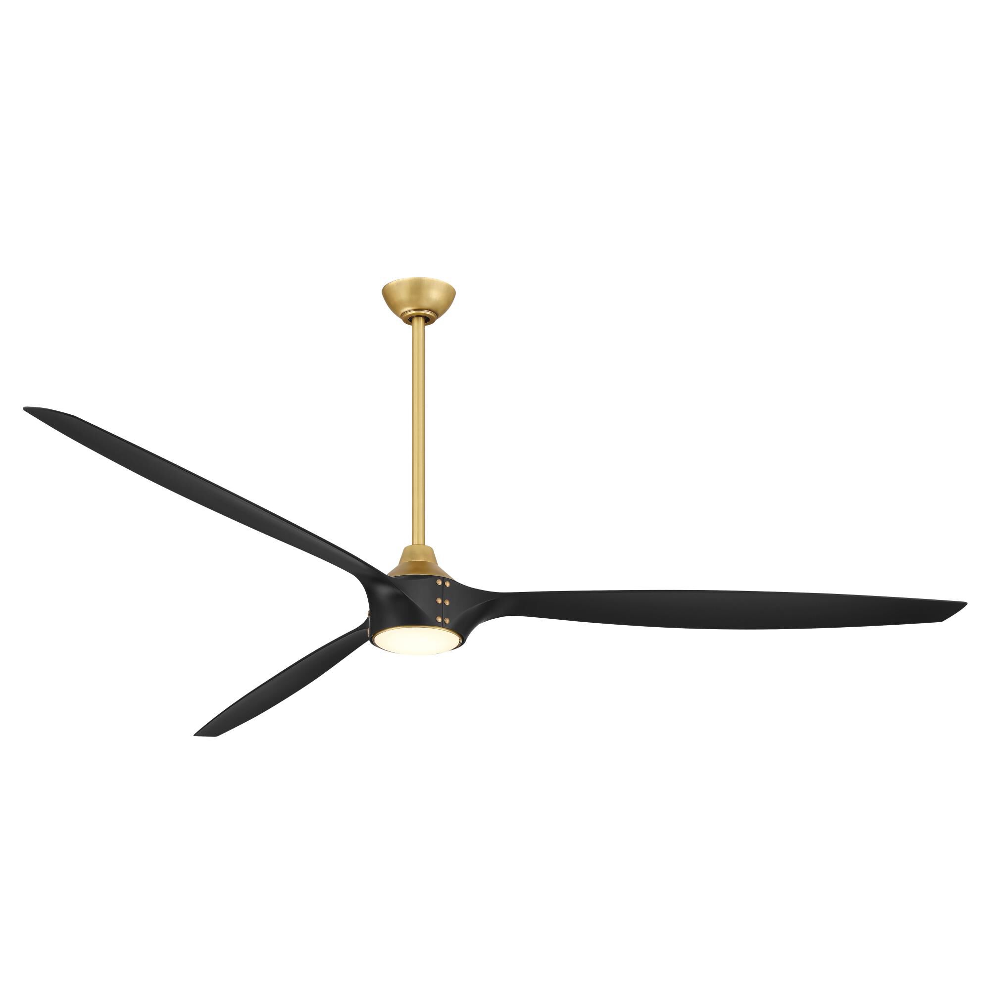 Minka Aire Pierce 84 Inch Ceiling Fan with Light Kit - F763L-LBR/CL