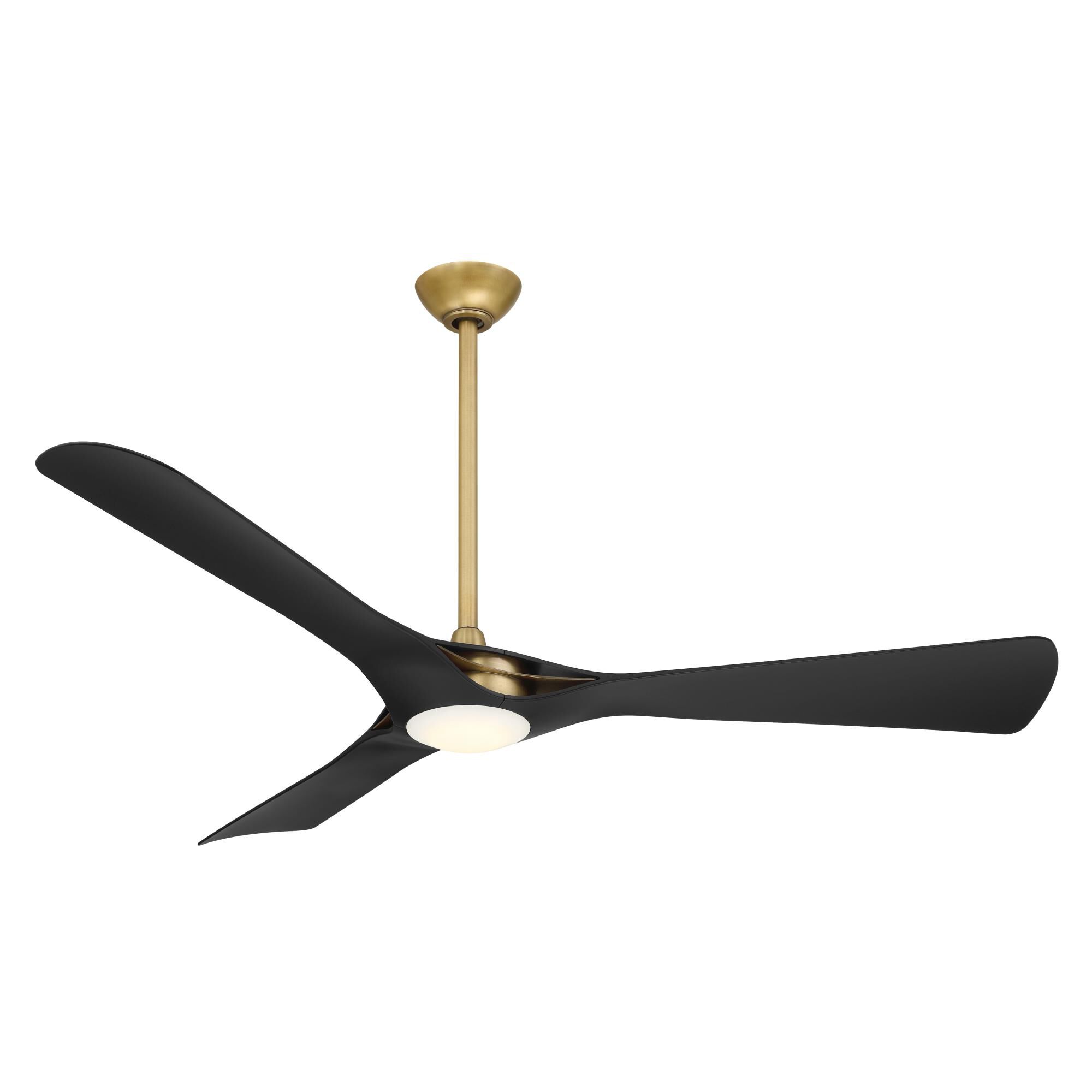 Minka Aire Bridge 60 Inch Ceiling Fan with Light Kit - F668L-LBR/CL