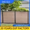 Outdoor Privacy WPC Fence Wholesale Waterproof Wood Plastic Composite Fencing Garden Used Material