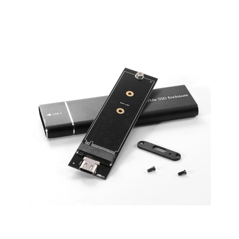 M.2 NVMe SSD Externe Box USB 3.2 Gen2 10 Gbit/s Aluminiumgehäuse, geeignet für M.2 2230/2242/2280 NVMe PCIe SSD Image