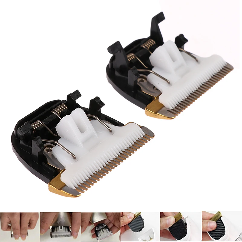 Haustier elektrische Haars ch neider Trimmer Hunde schneiden Keramik Titan Messerklinge Image