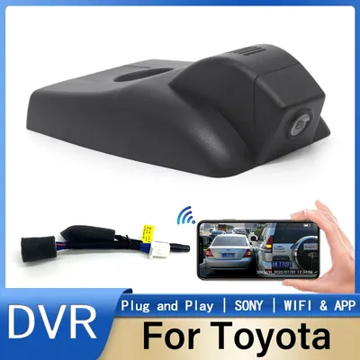 Dash Cam for Toyota RAV4 hybrid 2016 2017 2018,4K Car DVR Camera Recorder for RAV4 Dual Lens With