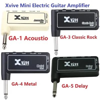 Xvive GA1/GA3/GA4/GA5 Guitar Amplifier Mini Portable Rechargeable Electric Guitar Accessories
