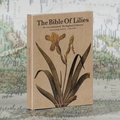 TEMU 25pcs Vintage Lily Botanical Illustration Postcards, Paper Greeting Cards With Envelopes For All , Postcards For Mailing Image
