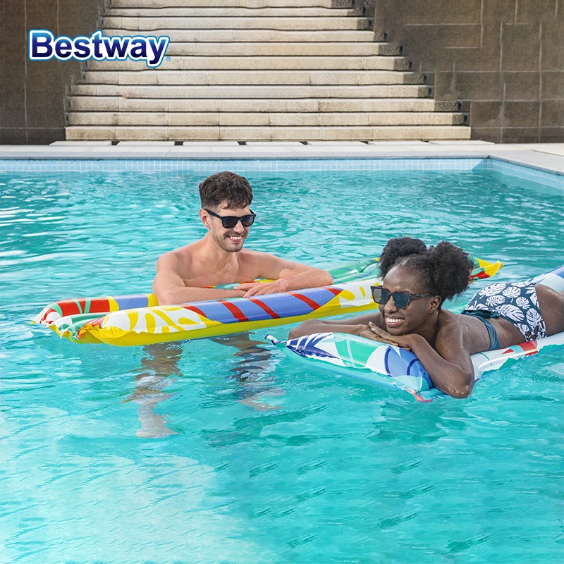 Bestway 44033 aufblasbares Wasser bett schwimmende Wassersport Hängematte Erwachsenen Sommer Pool See Strand Wasser Party Liege