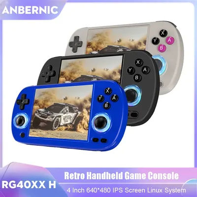 Anbernic rg40xx h Retro-Handheld-Spiele konsole 64-Bit-4-Zoll-IPS-Bildschirm Linux 5g WLAN Image
