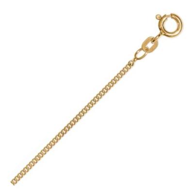 Goldkette ONE ELEMENT "Halskette aus 333 Gelbgold Ø 1,4 mm" Gr. 50, gold, Halsketten, Damen, 50, Gelbgold 333, Damen Gold Schmuck Panzerkette Image