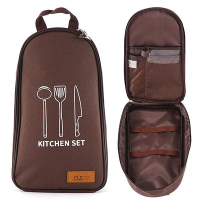 1Pc Outdoor Cutting Board Bag Portable Cooking Utensil Bag for Camping Hiking Picnic Storage and Organization