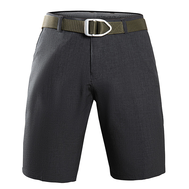 Men's Shorts Dress Shorts Summer Shorts Casual Shorts Golf Shorts Button Up Multi Pocket Plain Comfort Wearable Knee Length Outdoor Sport Daily Fashion Casual Black Navy Blue
