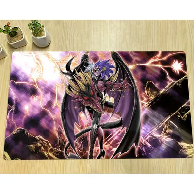YuGiOh Yubel Playmat TCG CCG Mat Trading Card Game Mat Custom Gaming Pad Rubber Board Game Pad