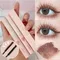 Waterproof Black Brown Mascara Lasting Matte Quick Dry Ultra-fine Brush Lengthening Eyelash Mascara