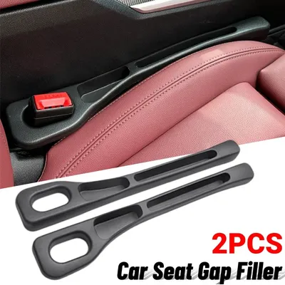 Universal Side Seam Car Gap Filler 2pcs Car Seat Gap Plug Strip Leak Proof Seat Storage Box For All