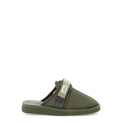 Zavo-Cab Slip-On Slippers - Green - Suicoke Slip-Ons