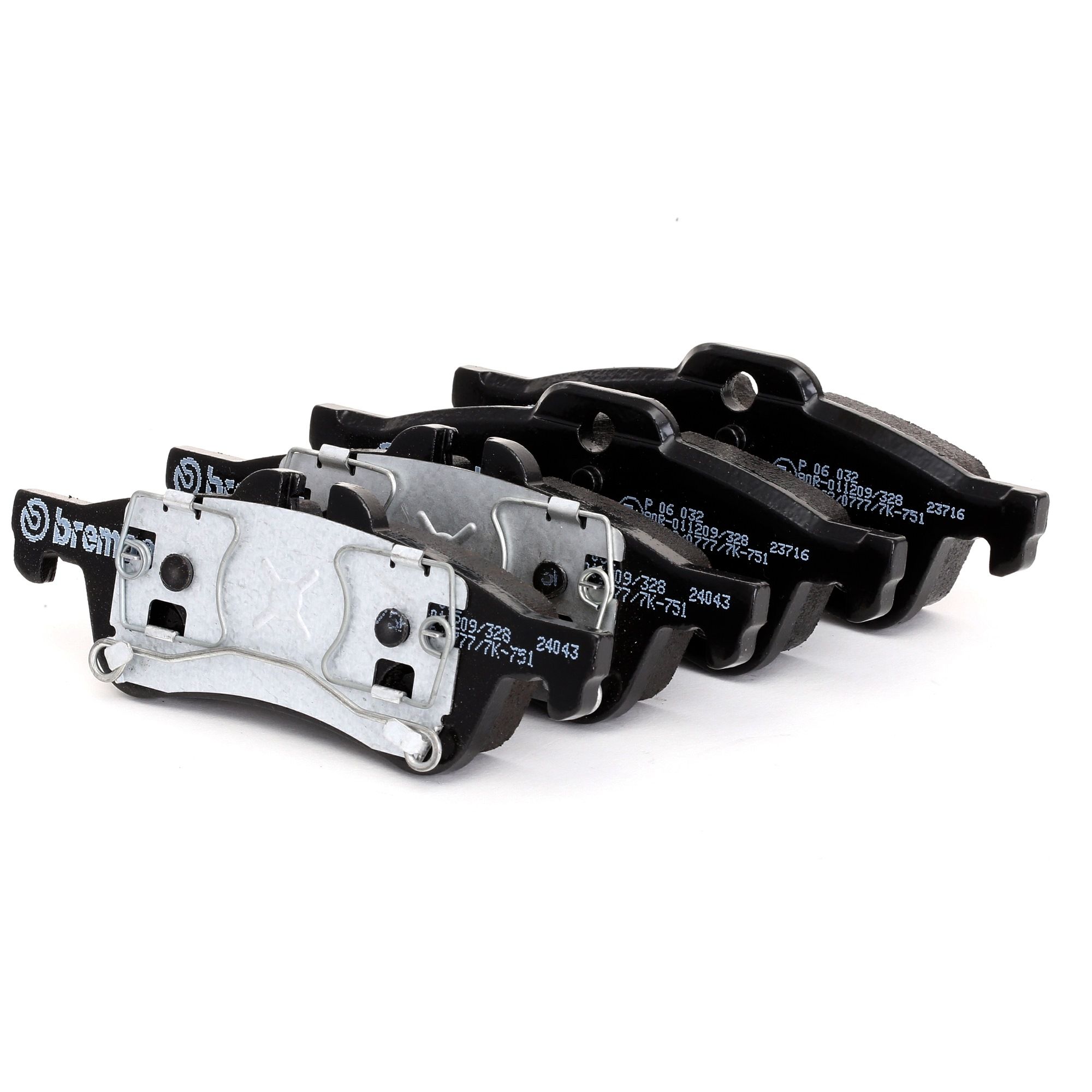 BREMBO Bremsbelagsatz MINI P 06 032 34216770252,7842D1060,2166621 34212166621,34216762871,34316786873,6761288,6762871,1503077,34211503077,34216761288 Image