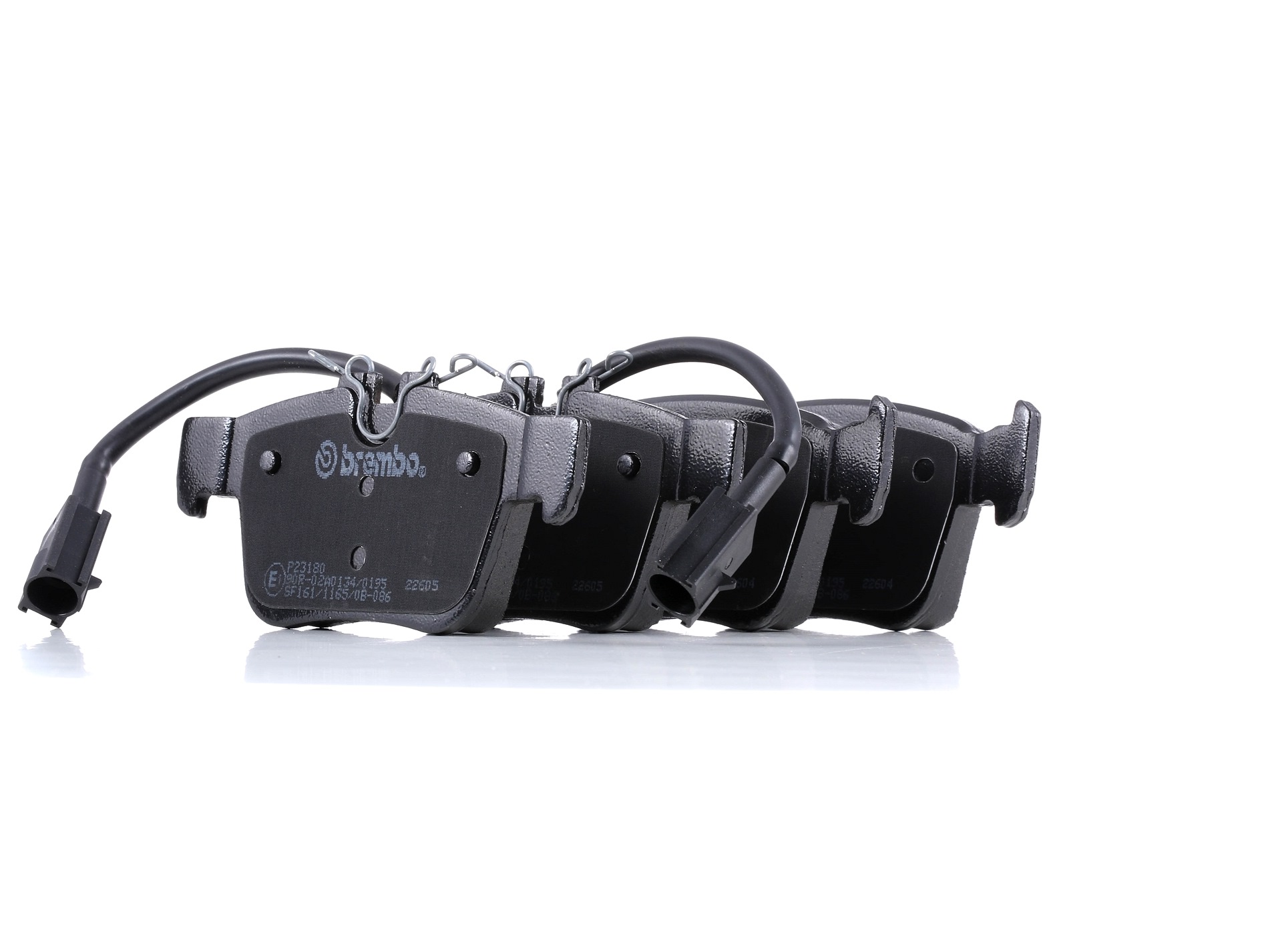 BREMBO Bremsbelagsatz ALFA ROMEO,MASERATI P 23 180 0000077368716,68318394AA,77367718 77368283,77368716,77369186,PAD86355,68501180AA,77369148,77369154 Image