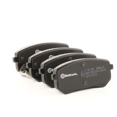 BREMBO Bremsbelagsatz HYUNDAI,KIA,DODGE P 30 033 583024VA40,5830207A00,5830207A10 583020XA00 Image